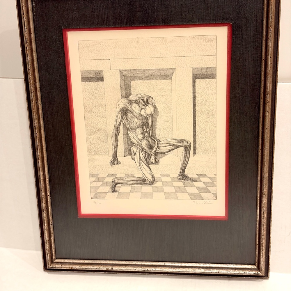 Peter Collin circa 19969 Muscled Figure Art Piece 97/100